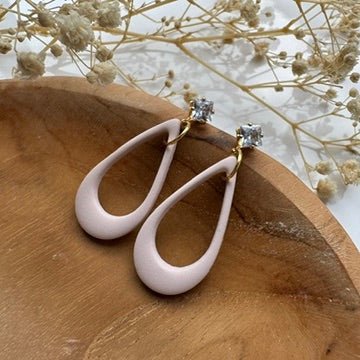 Crystal Drops Oorbellen - S.I. Originals