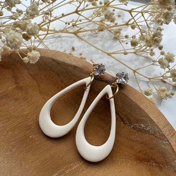 Crystal Drops Oorbellen - S.I. Originals