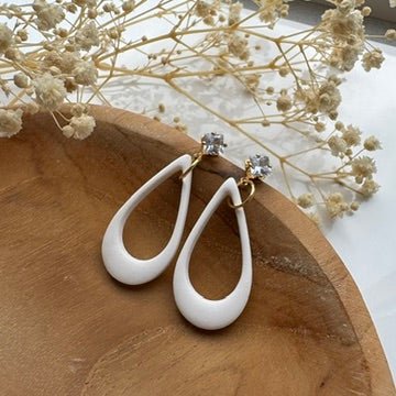Crystal Drops Oorbellen - S.I. Originals