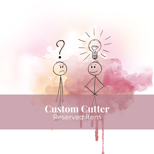 Custom cutter - gereserveerd item - S.I. Originals