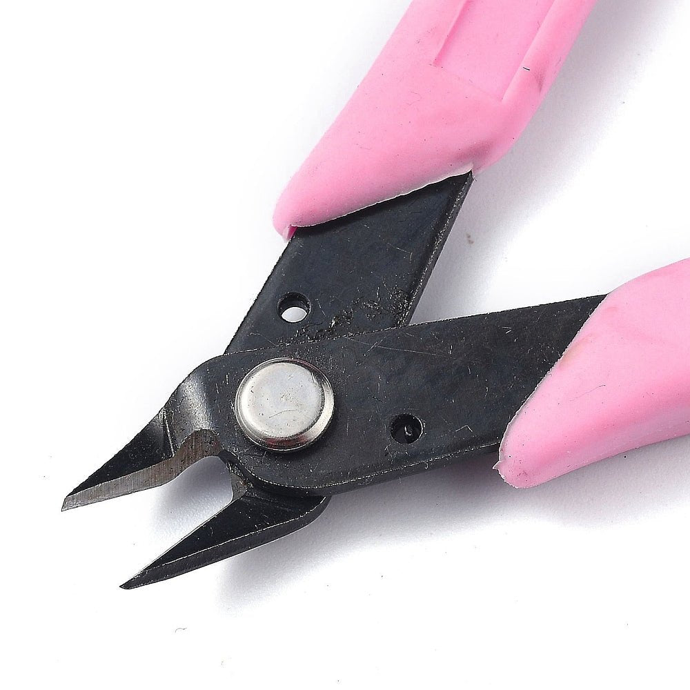 Draadkniptang – 12,8 cm (roze handvat) - S.I. Originals