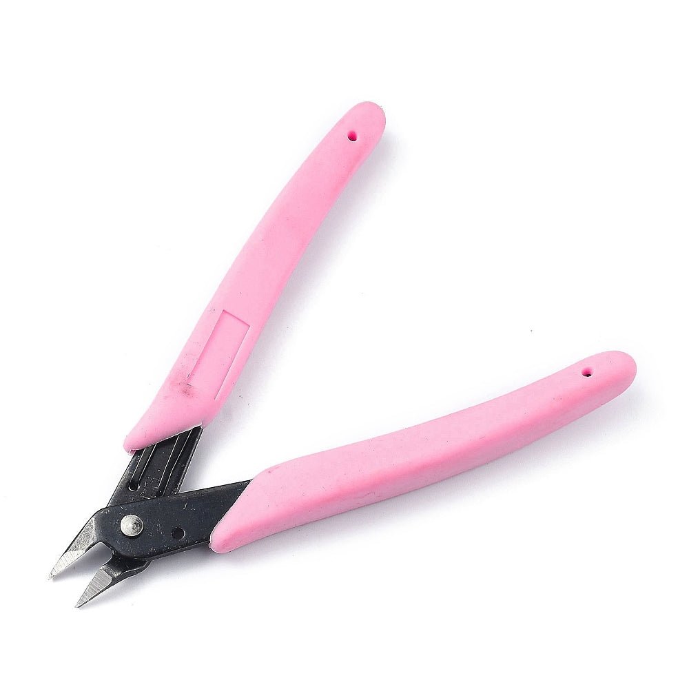 Draadkniptang – 12,8 cm (roze handvat) - S.I. Originals