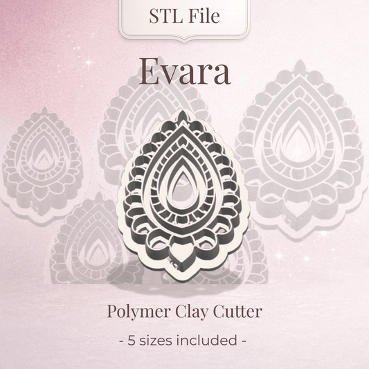 Evara cutter - digital STL file - S.I. Originals