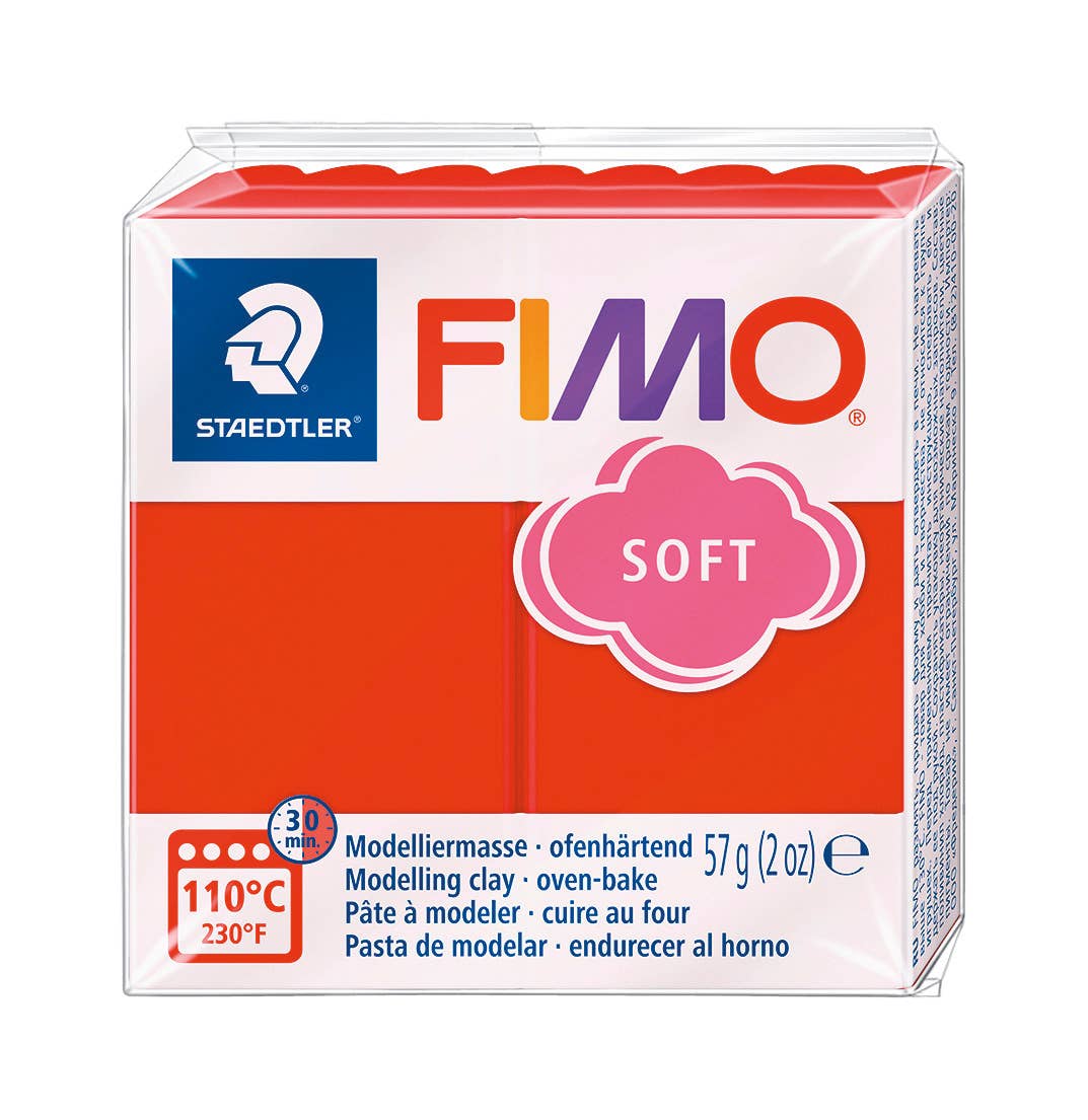 FIMO SOFT 57 G KERSTROOD/8020 - 2 ST - S.I. Originals