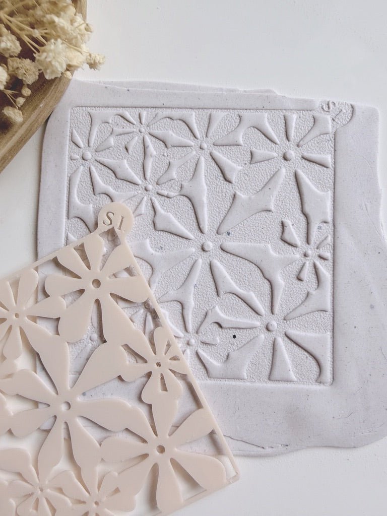 Fiorella - Polymer Clay Stencil (75 mm) - S.I. Originals