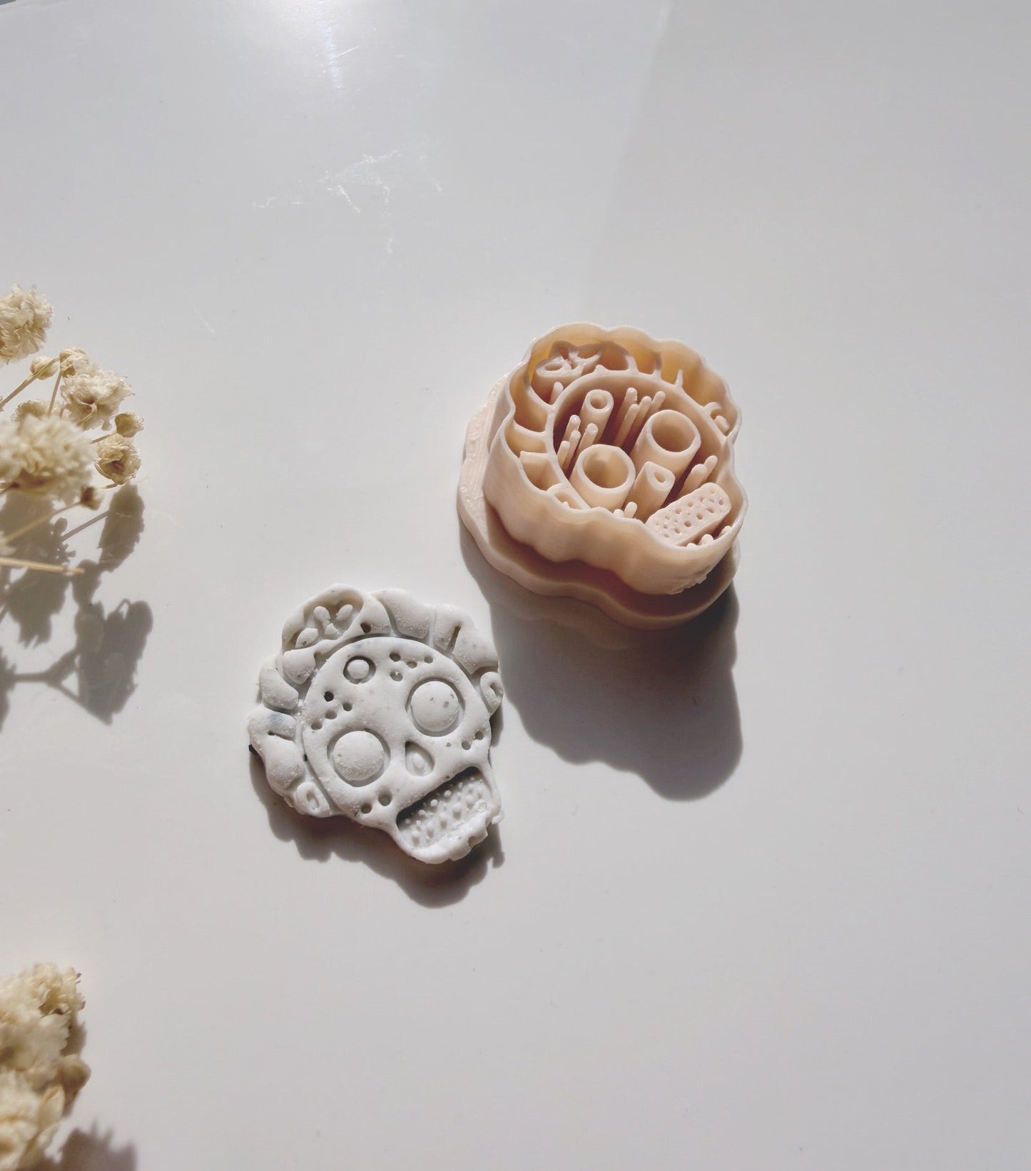 Floral Skull Cutter – Vrouwelijke Skull met Bloemenmotief - S.I. Originals