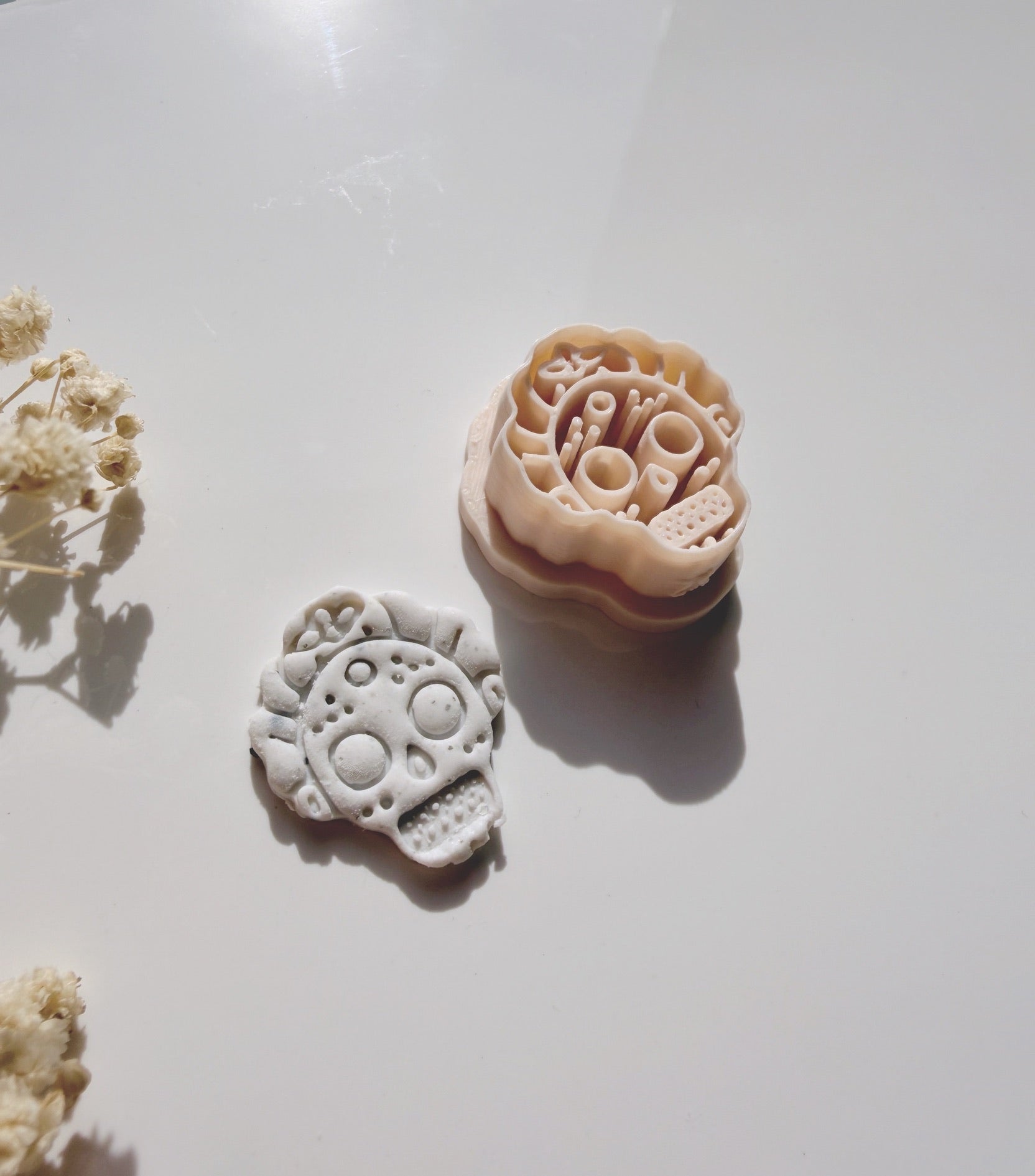 Floral Skull Cutter – Vrouwelijke Skull met Bloemenmotief - S.I. Originals