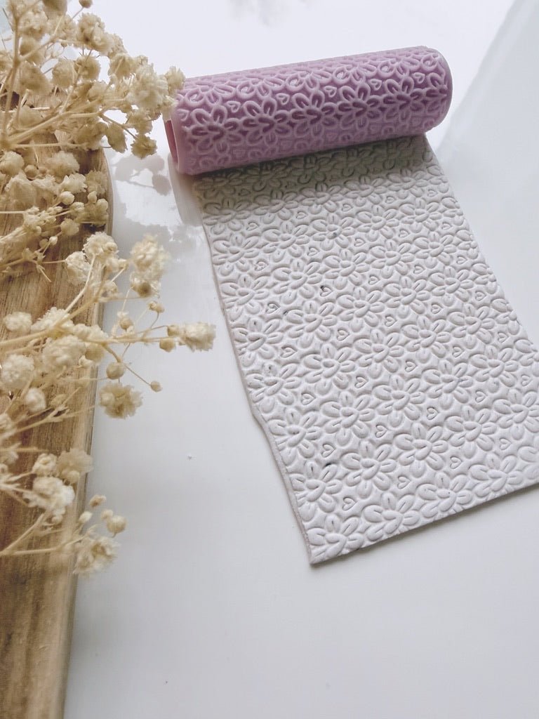 Flower Hearts Texture Roller - S.I. Originals