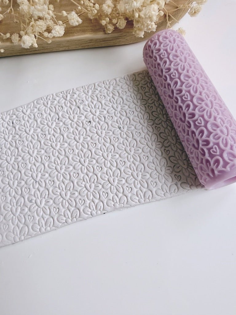 Flower Hearts Texture Roller - S.I. Originals