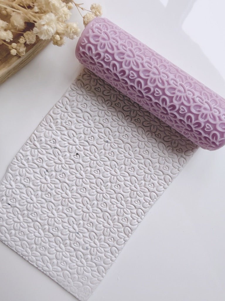 Flower Hearts Texture Roller - S.I. Originals