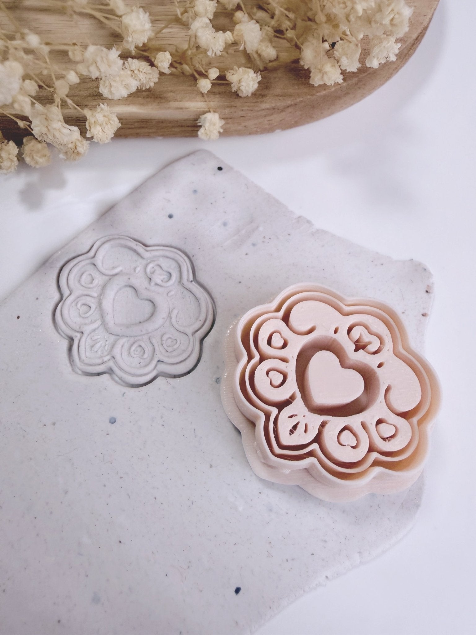 Folk Heart Bloom Cutter - S.I. Originals