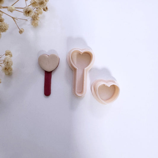 Heart lolly cutter set - S.I. Originals