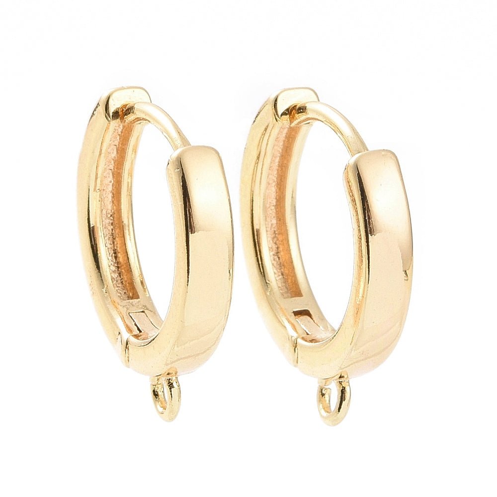 Hoop Oorbellen met Oogjes – 18K Gold Plated (1 paar) - S.I. Originals