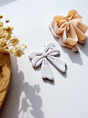Keepsake Bow | Polymer Clay Imprint Cutter - S.I. Originals