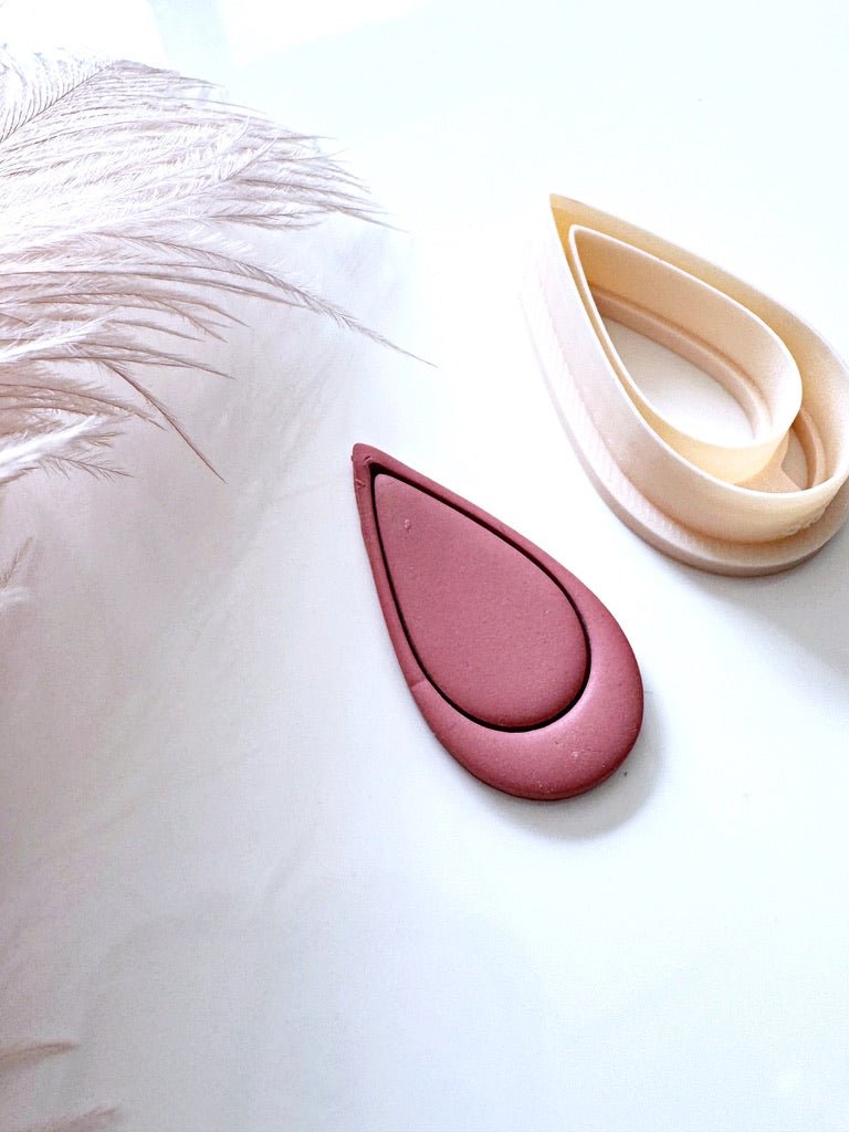 Long Closed Teardrop Cutter – Polymeerklei Basic Sieraden - S.I. Originals
