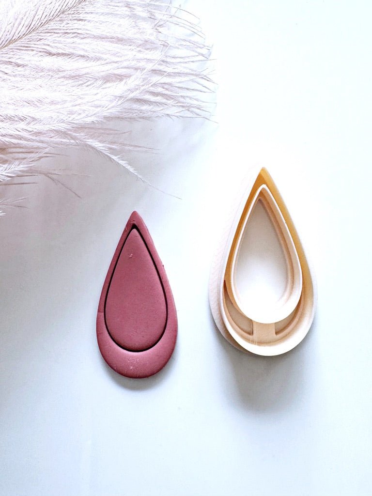 Long Closed Teardrop Cutter – Polymeerklei Basic Sieraden - S.I. Originals