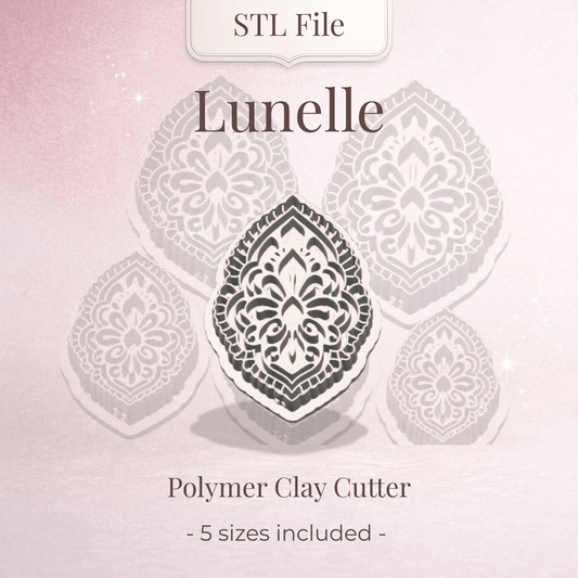 Lunelle cutter - digital STL file - S.I. Originals
