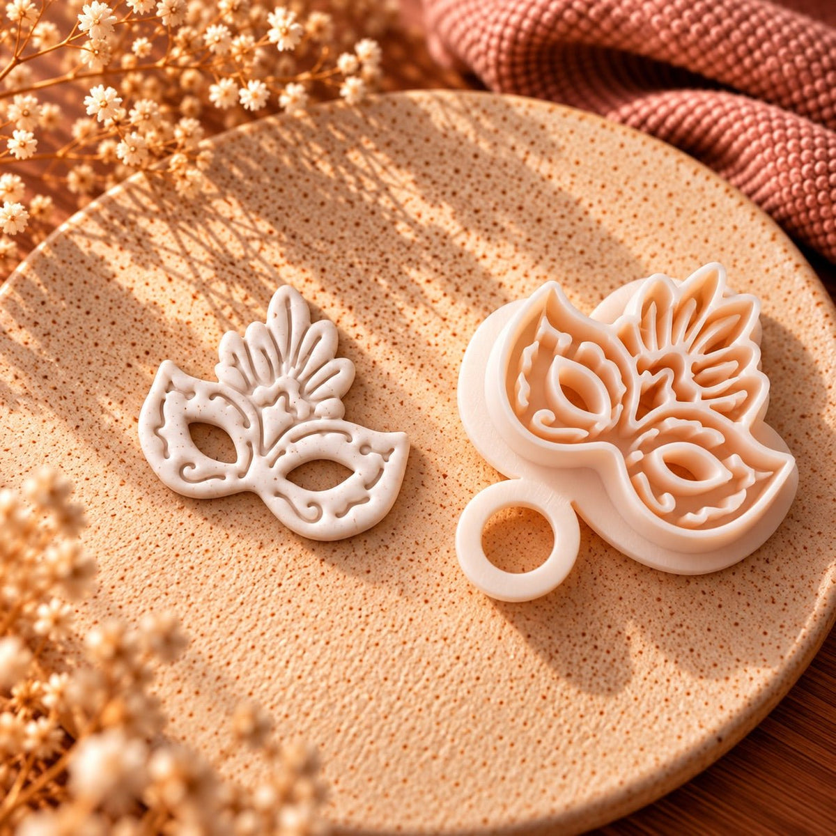Masquerade Mask | Polymer Clay Imprint Cutter - S.I. Originals
