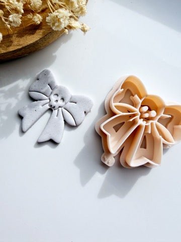 Memento Mori Bow | Polymer Clay Imprint Cutter - S.I. Originals