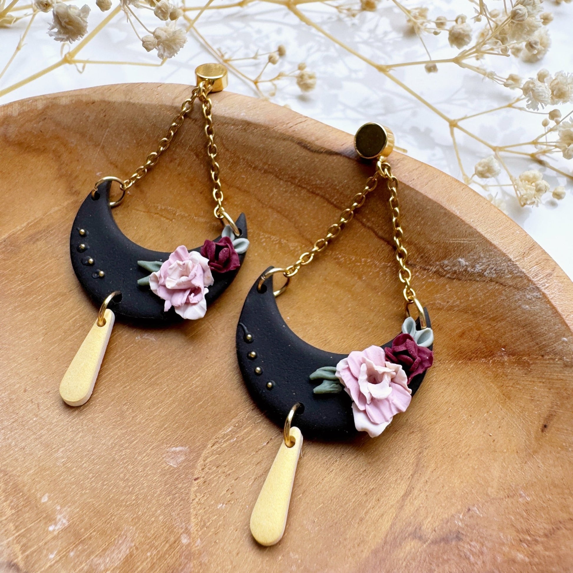 Moonlit Blooms Oorbellen - S.I. Originals