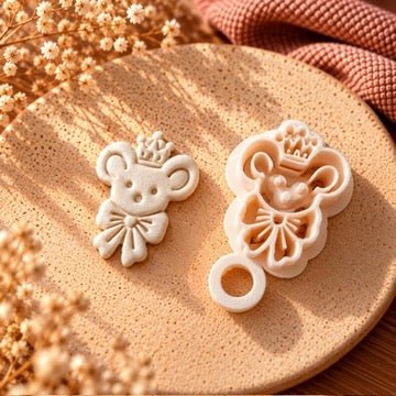 Mouse King | Polymer Clay Imprint Cutter - S.I. Originals