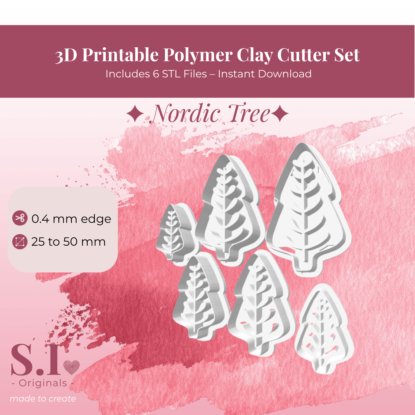 Nordic Tree cutter - digital STL file - S.I. Originals