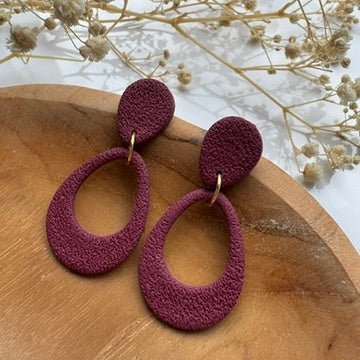 Organic Oval Oorbellen - S.I. Originals
