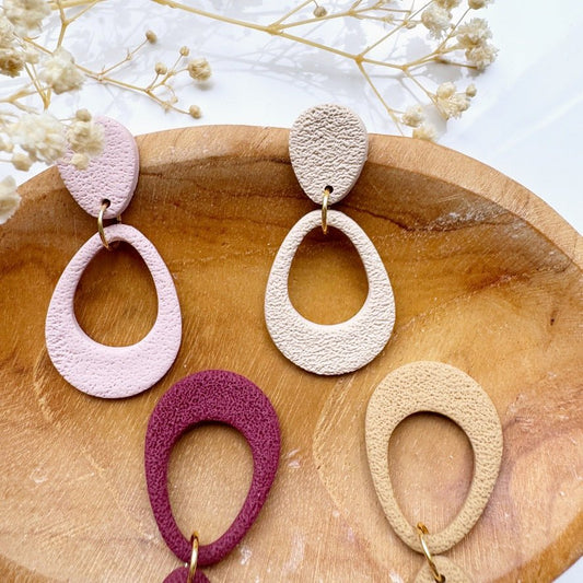 Organic Oval Oorbellen - S.I. Originals