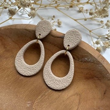 Organic Oval Oorbellen - S.I. Originals