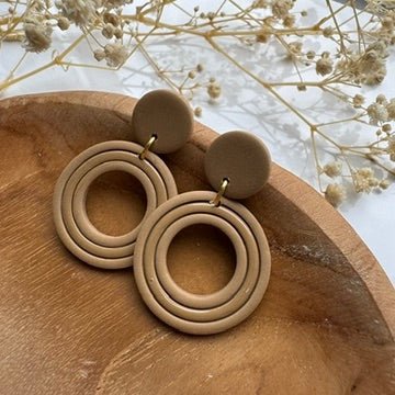 Retro Circles Oorbellen - S.I. Originals