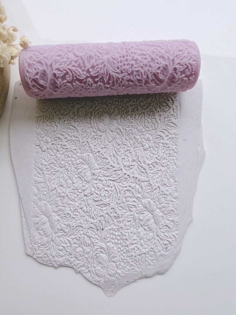Rose Leafs Texture Roller - S.I. Originals