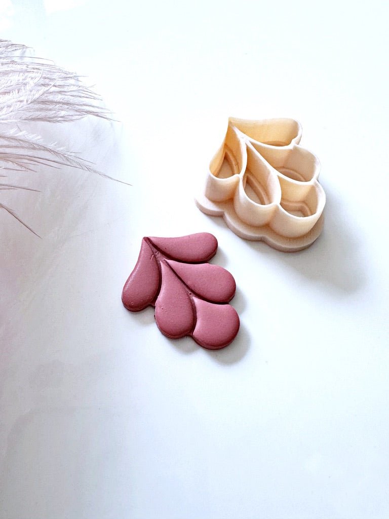 Rounded Leaf Drop Cutter – Polymeerklei Basic Sieraden - S.I. Originals