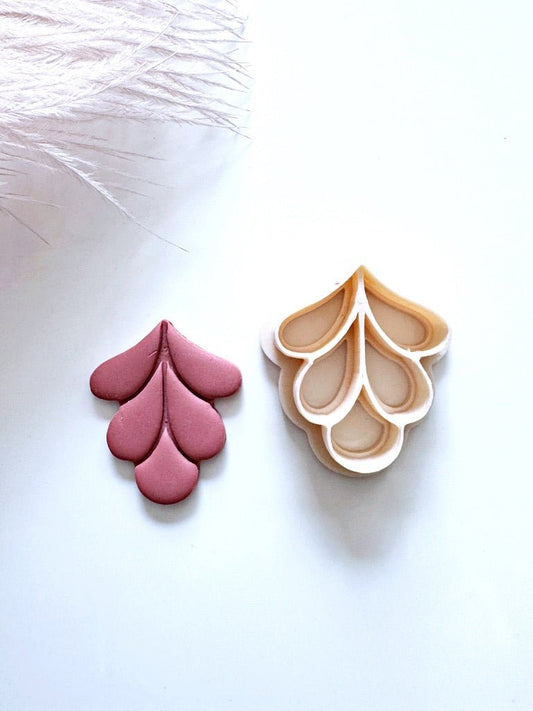 Rounded Leaf Drop Cutter – Polymeerklei Basic Sieraden - S.I. Originals