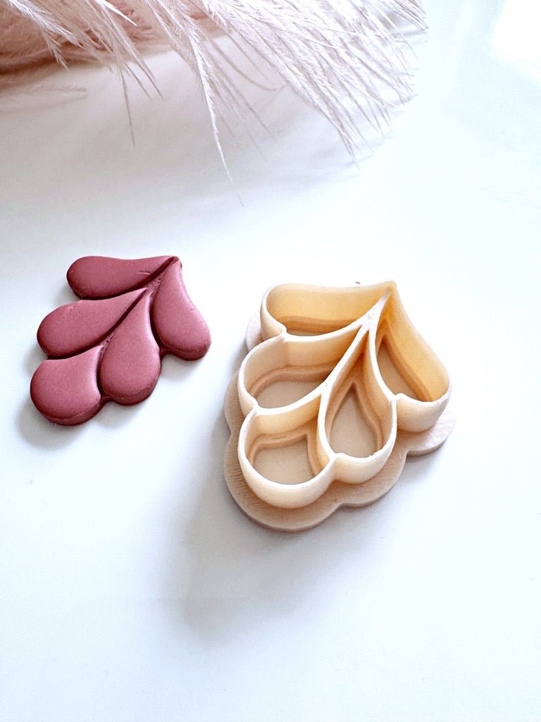 Rounded Leaf Drop Cutter – Polymeerklei Basic Sieraden - S.I. Originals