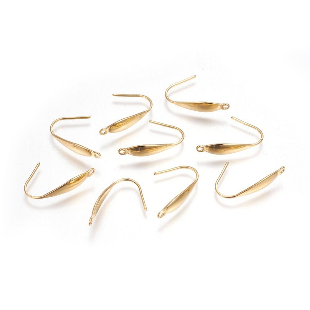 RVS Oorhaakjes – 24K Gold Plated (1 paar) - S.I. Originals