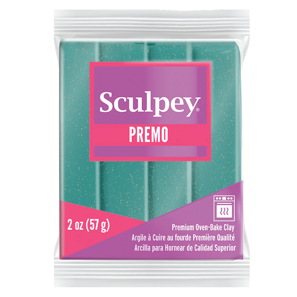 Sculpey Premo - Vintage Teal Pearl 57 gram - S.I. Originals