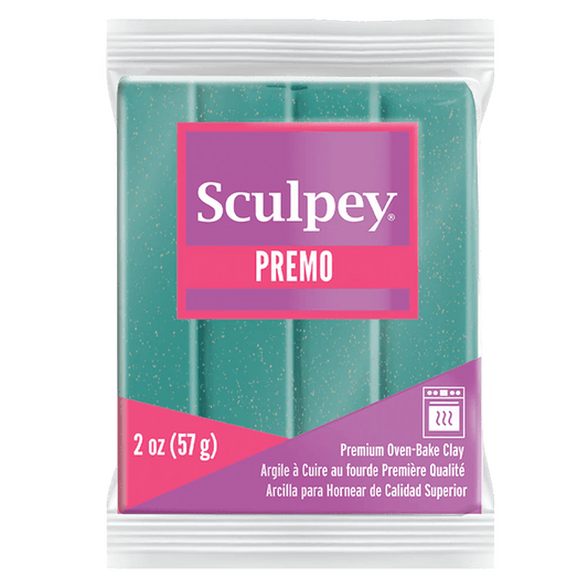 Sculpey Premo - Vintage Teal Pearl 57 gram - S.I. Originals