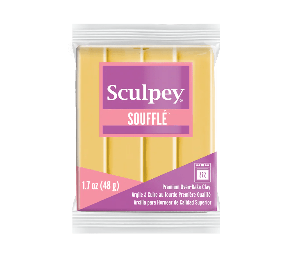 Sculpey Soufflé - Yellow Ochre (6521) 48 gram - S.I. Originals