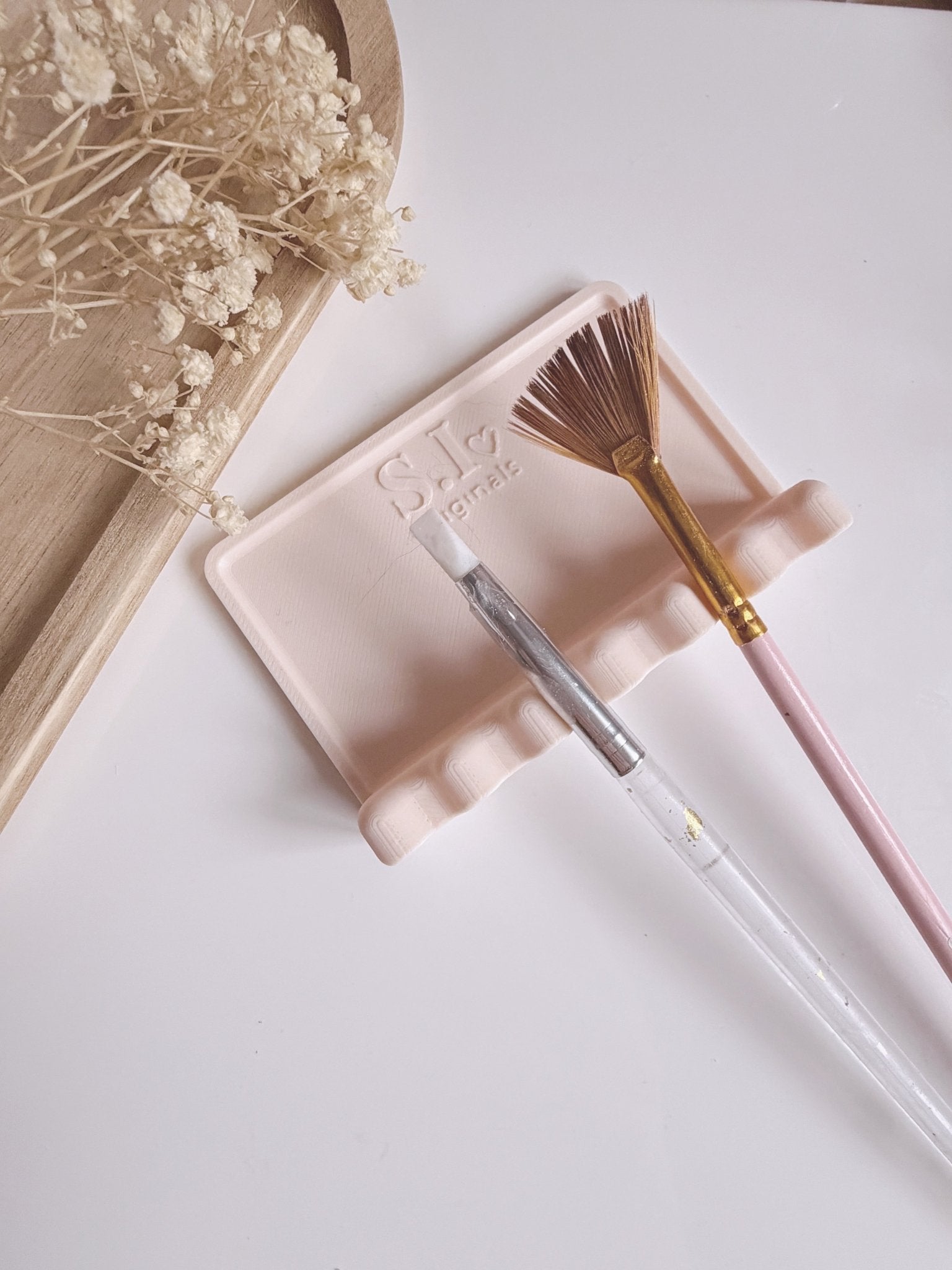 S.I. Originals Brush Drip Pad – Blush Kwasten Werkmat - S.I. Originals