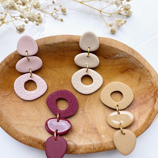 Stone Cascade Oorbellen - S.I. Originals