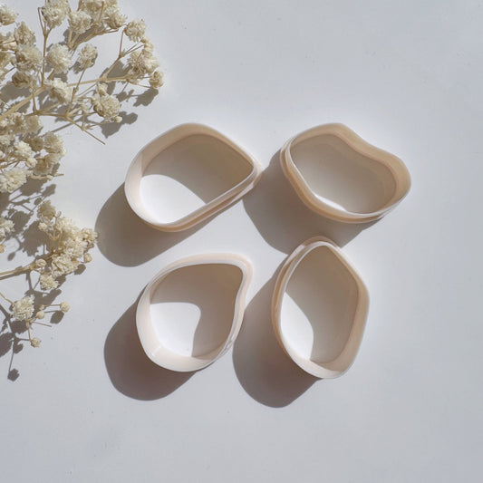 Stone Essence Cutters – Set I | Polymeerklei Cutters 20–50 mm - S.I. Originals