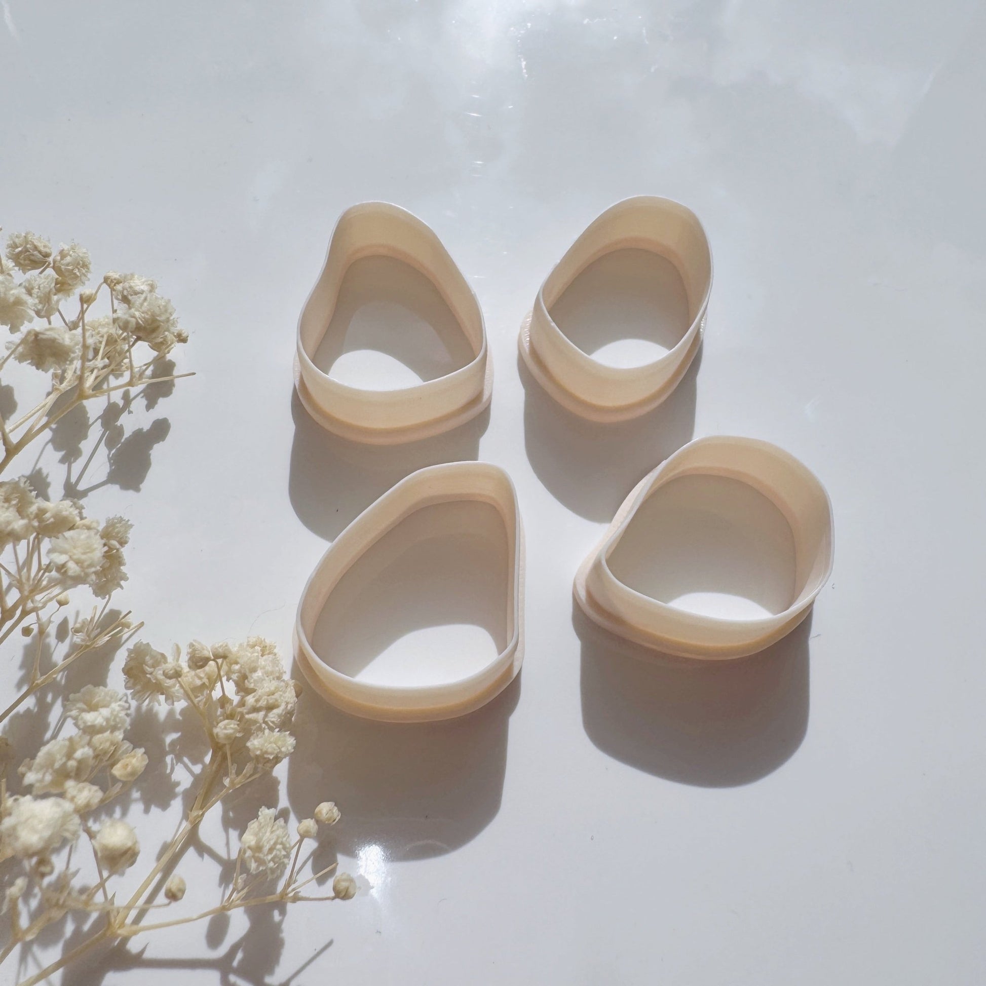 Stone Essence Cutters – Set III | Polymeerklei Cutters 20–50 mm - S.I. Originals