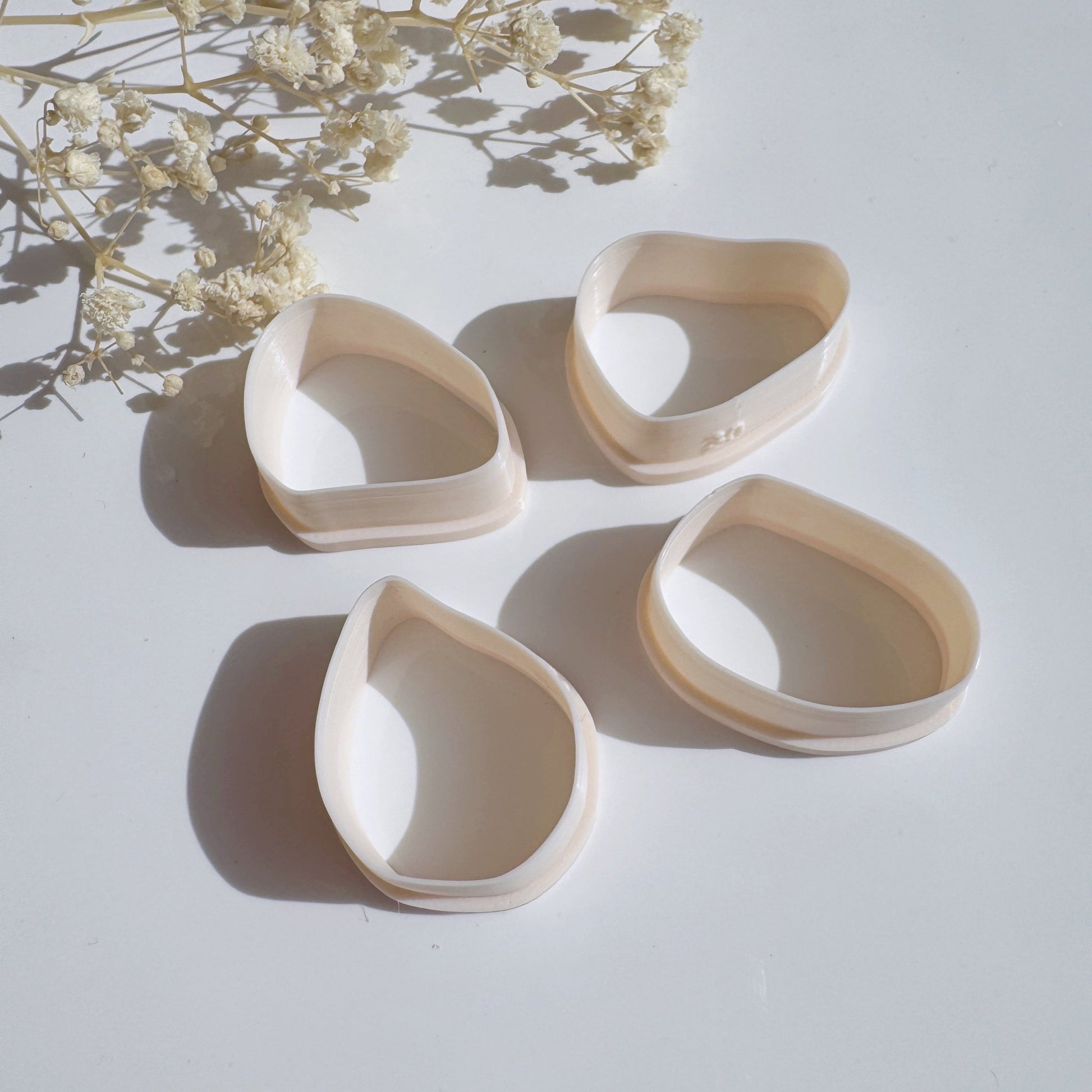 Stone Essence Cutters – Set III | Polymeerklei Cutters 20–50 mm - S.I. Originals