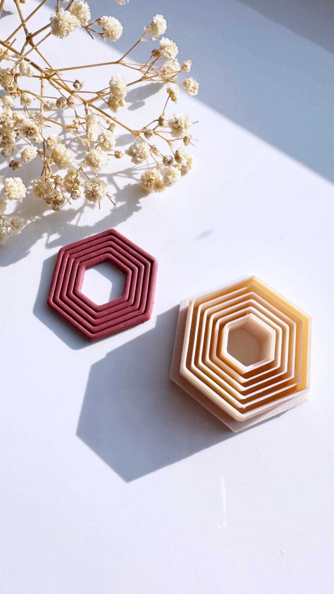 Striped hexagon cutter - S.I. Originals