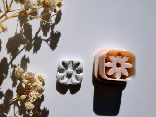 Stud Cutter – Bloom Star | Polymeerklei Cutter 15–30 mm - S.I. Originals