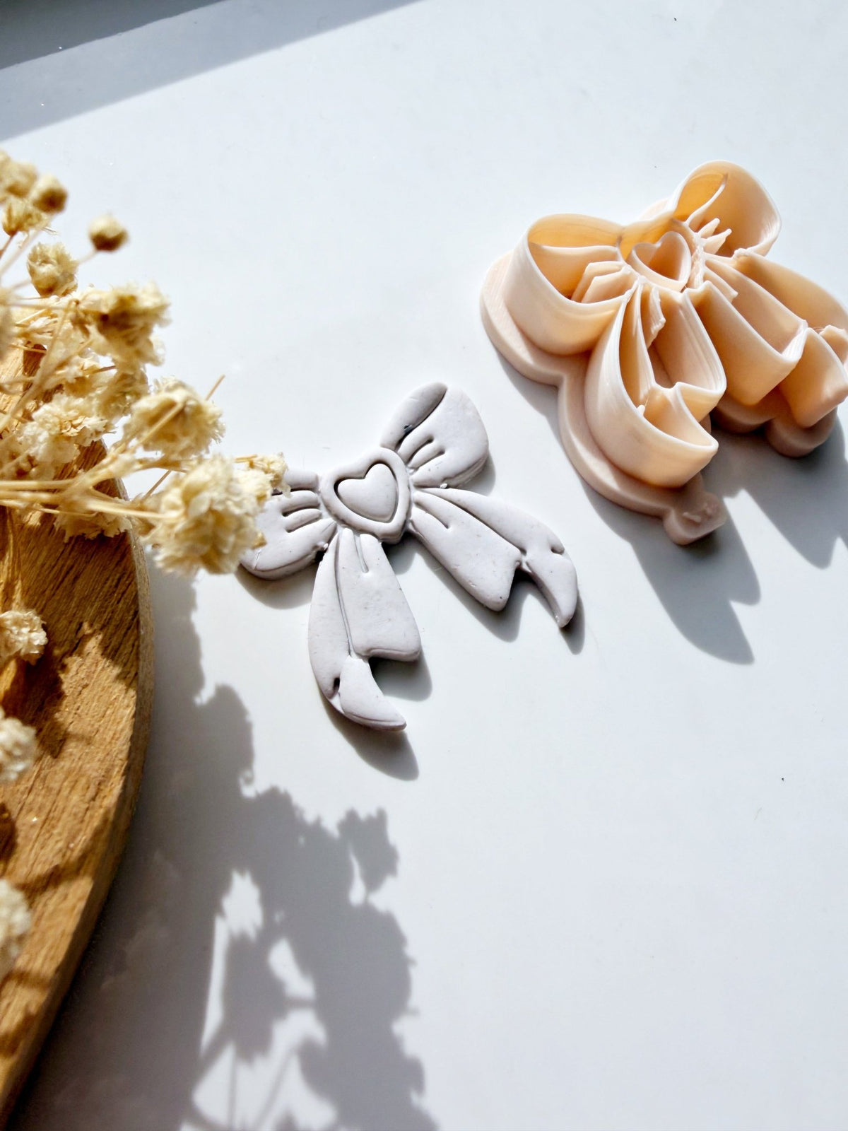 Sweetheart Bow | Polymer Clay Imprint Cutter - S.I. Originals