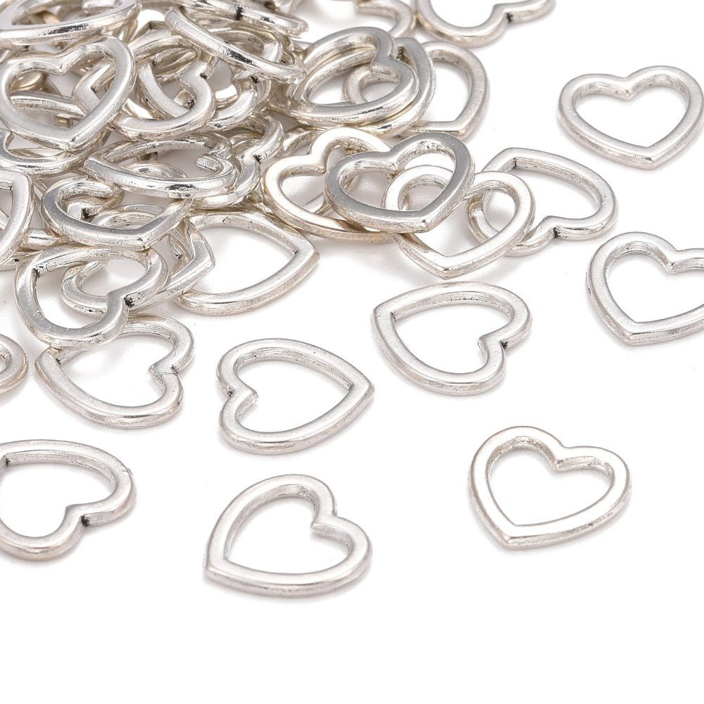 Tibetan Heart Connector – Zilver - S.I. Originals