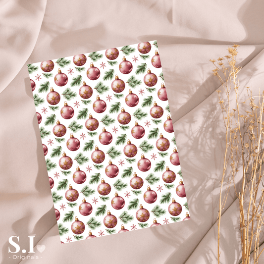 Transfer Paper - Christmas | Voor Polymeer Klei - Water Transfer Paper - 2510 - 082 - S.I. Originals
