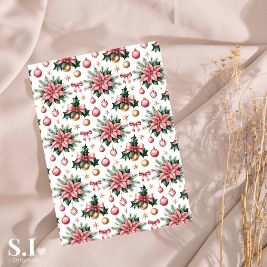Transfer Paper - Christmas | Voor Polymeer Klei - Water Transfer Paper - 2510 - 083 - S.I. Originals