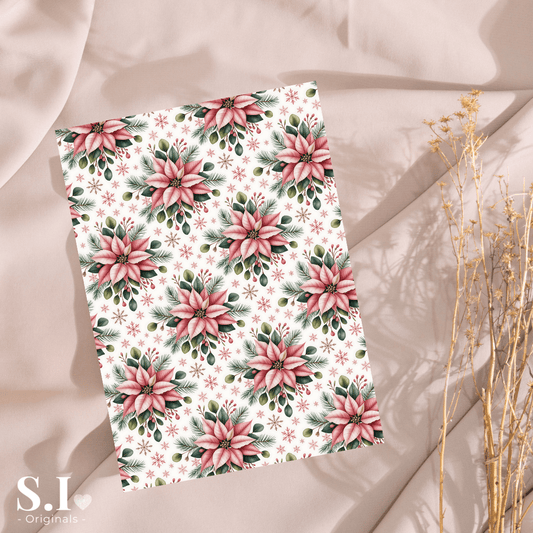Transfer Paper - Christmas | Voor Polymeer Klei - Water Transfer Paper - 2510 - 087 - S.I. Originals